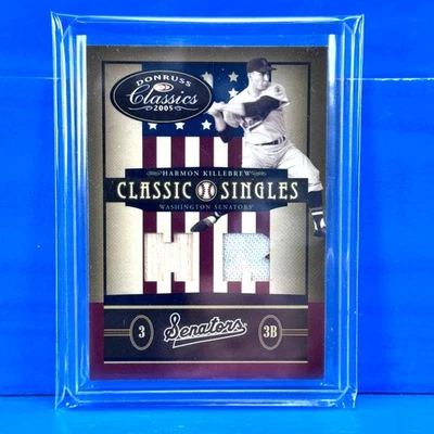 Harmon Killebrew 2005 Donruss Classics Juego Usado Reliquia SSP/25 HOF Twins Legend Foto 1 de 4