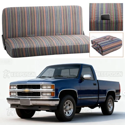 Cubierta de asiento de banco tamaño completo para Chevrolet K1500 K2500 K3500 Foto 1 de 4
