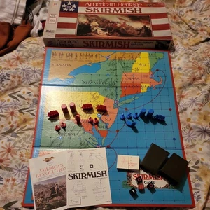 💎RARE -1975 Skirmish Board Game by Milton Bradley *complete! - Picture 1 of 9