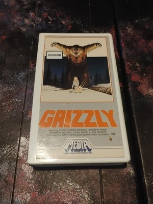 Grizzly VHS Tape Media Video, Ex-Rental Copy, Horror Movie - Image 1 of 4