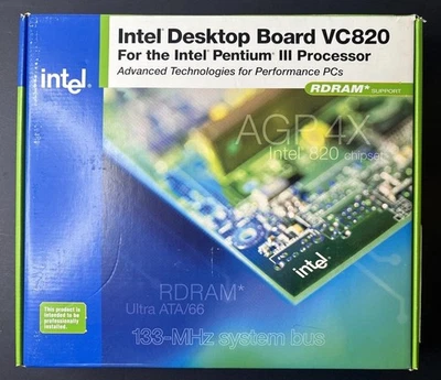 Intel Desktop Board VC820 Sealed New. AA744044-407 VC820R - Image 1 of 4
