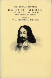 Sir Thomas Browne's Religio Medici by Greenhill, M. D. W. A. - Picture 1 of 1
