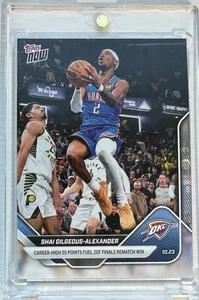 /1280 IN HAND Shai Gilgeous-Alexander 2025-26 NBA Topps NOW #20 CAREER-HIGH 55pt - Picture 1 of 2
