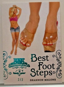 Shannon Malone #2 of 3 Made ~ 2021 Premium Best Foot Steps Bench Warmer Card - Picture 1 of 2
