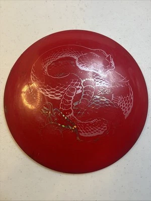 DISC GOLF INNOVA GSTAR SIDEWINDER DISTANCE DRIVER 168g RED w/SILVER FOIL - Image 1 of 2