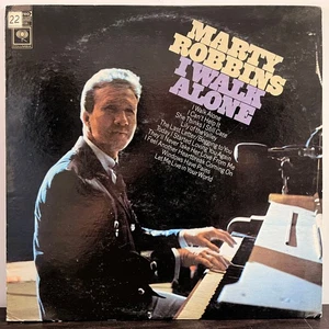 MARTY ROBBINS - I Walk Alone (1968) - 12" Vinyl Record LP - VG+ - Picture 1 of 3