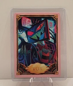 Hazbin Hotel 2nd Edition Vox 48/50 Ultra Rare Pink Foil Trading Card Vivziepop - Bild 1 von 24