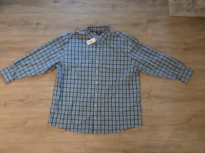 Cutter & Buck Mens Shirt Size 3XB Long Sleeve Plaid Button Down Non Iron 3XL NWT - Image 1 of 4