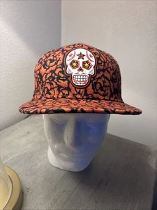Rare HOUSTON ASTROS Sugar Skull Day of Dead 59FIFTY Fitted Hat Cap 7 1/2 NE - Picture 1 of 13