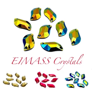 Random Shape EIMASS® Sew or Glue on Resin Crystals, Flat Back Gems for Costumes - Picture 1 of 12