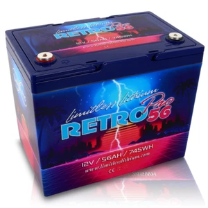 Limitless Retro Pro 56 Underhood Lithium Car Audio Battery - 9,000 - 13,000 Watt - Picture 1 of 3