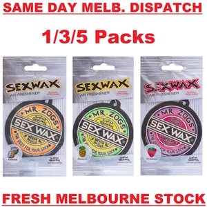 SEX WAX Air Freshener Coconut/Straw/Pineapple SEXWAX Mr Zogs - SAME DAY SHIPPING - Picture 1 of 15
