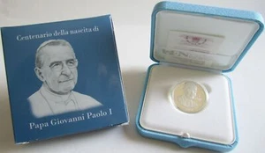 Vatikan 5 Euro 2012 Papst Johannes Paul I. Silber - Bild 1 von 3