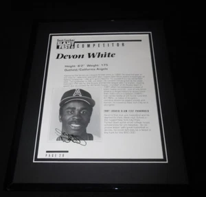 Devon White Signed Framed 1991 Foot Locker Slam Fest Photo Display  - Picture 1 of 2