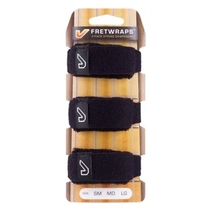 Gruv Gear FretWraps String Muters (3-Pack) Large Black - Picture 1 of 3