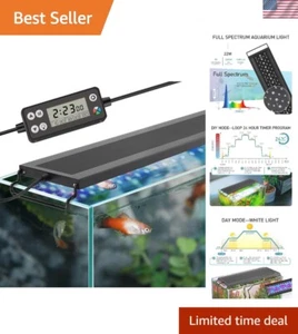 State-of-the-Art LED Aquarium Light with LCD Control for 24-30" Freshwater Tanks - Picture 1 of 9