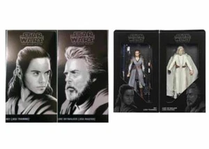 SDCC 2017 Exclusivo Hasbro: Star Wars Black Series 6" - Maestro Jedi Luke & Rey - Imagen 1 de 10