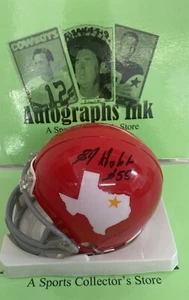 EJ E.J. Holub Autographed Dallas Texans Mini Helmet JSA Z6 - Picture 1 of 5