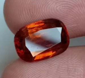 Top Orange Luster Hessonite Good Quality Hessonite Garnet Ring Size 5.15 CT - Picture 1 of 4