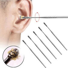 Nettoyant pour cérumen en acier inoxydable nettoyant pour oreilles santé outil de nettoyage pour oreilles curette en spirale