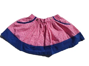 Gymboree Girls Skirt Size 5 Stripes Anchors Pink Blue - Picture 1 of 6