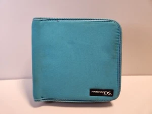 Blue Nintendo DS Carrying Case Travel Bag 2DS 3DS XL Official (Holds 27 Games) - Picture 1 of 5