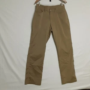 Under Armour Defender Women Pants Size 32 Khaki Loose Fit Activewear Stretch - Picture 1 of 15