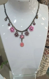Pink Rose Neclece - Picture 1 of 2