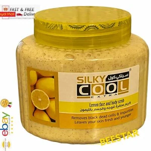 Lemon Face and Body Scrub 500ml by Silky Cool | Leaves Skin Fresh and Young - Picture 1 of 2