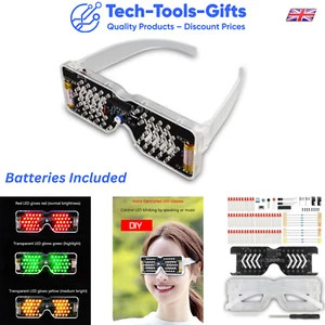 DIY Electronic Kit - Voice Activated LED Glasses - Soldering Project - Teaching - Picture 1 of 11