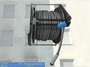 Schlauchtrommel Schlauchaufroller automatisch VA Hochdruck 50m+5m M22 - Bild 1 von 2