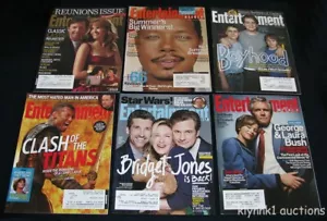Entertainment Weekly 6 Ausgaben Set EW377 Film Remakes und Fortsetzung Patrick Dempsey - Bild 1 von 1