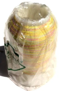 Woolly Lock - Woolly Nylon Pastel Yellow, Pink, Green Variegated Serger Thread - Picture 1 of 2