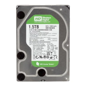 Hard Drive WD Caviar Green WD15EACS 1.5TB 7.2K 32MB SATA II 3.5'' - Picture 1 of 3