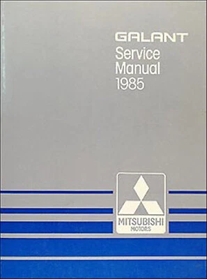 1985 Mitsubishi Galant Negozio Manuale 85 Originale Dealer Riparazione Libro OEM - Immagine 1 di 2