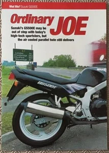 SUZUKI GS500E Road Test Motor Cycling Reprint MAR 1994 WHAT BIKE? - Picture 1 of 4
