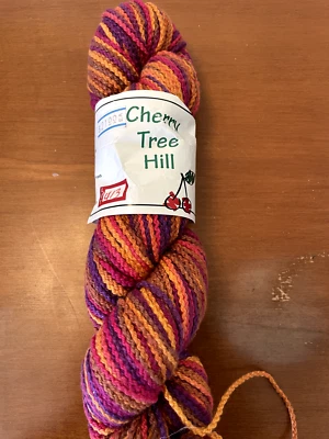 CHERRY TREE HILL - COTTON BOUCLE MINI 4 oz 190 yd ARAN WT - CLR - FALL FOLIAGE - Image 1 of 4