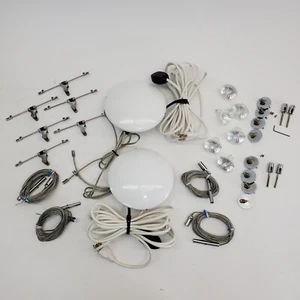 Vintage Tech Lighting Kable Lite 6 Lamp System w/2X 150W Surface Transformer USA - Picture 1 of 20