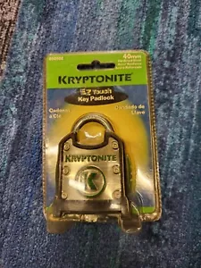 NOS Kryptonite EZ Touch Keyed Padlock 40mm Hardened Steel - Picture 1 of 2