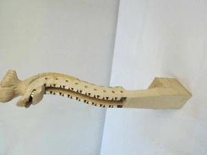 Violin part 1pcs unfinished fancy 4*5 strings Norwegian fiddle violin neck - Picture 1 of 5