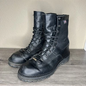 Stivali da combattimento Danner Unis Acadia Gore-Tex 8" neri da uomo taglia 10 tattici robusti - Foto 1 di 9