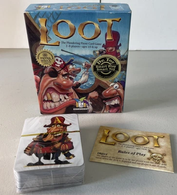 Gamewright "LOOT" Plundering Pirate Card Game -   Open Box - Sealed Cards - Image 1 of 4