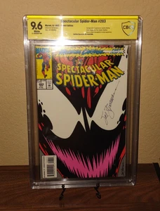 SPECTACULAR SPIDERMAN 203 9.6 SIGNED SAL BUSCEMA - Picture 1 of 3