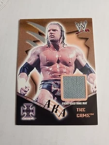 Triple H 2002 Fleer WWE Wrestling relic memorabilia event used mat HHH the game - Picture 1 of 6