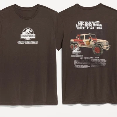 Camisa Jurassic World Camp Cretácico Para Hombres XL Camiseta Gráfica Universal Studios Park Foto 1 de 4