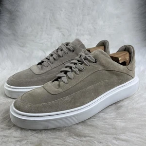 GOOD MAN BRAND SZ 10 MODERN LONDON Sneakers Shoes beige  Suede Leather - Picture 1 of 9
