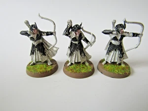 A2 WARHAMMER LOTR / MIDDLE EARTH - HALDIRS ELVES X 3 METAL MODELS - Picture 1 of 2