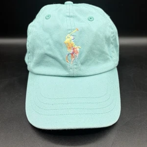 POLO RALPH LAUREN MÜTZE - AQUABLAU TIE DYE BIG PONY BASEBALL CAP CHINO UNISEX - Bild 1 von 10