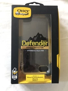 Otter Box Defender Series - Robuste Schutzhülle für iPhone SE 7/8, schwarz, 2017 - Bild 1 von 18