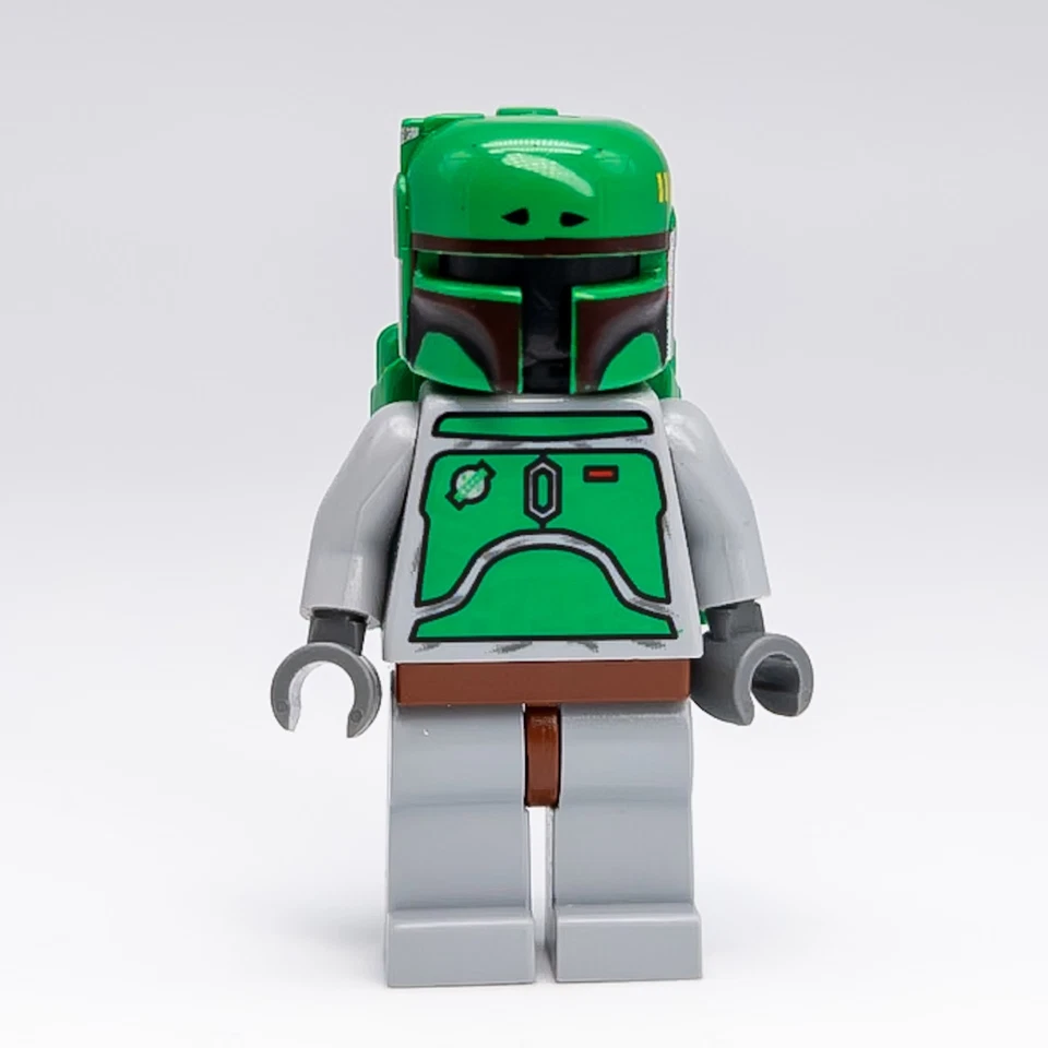 LEGO® Star Wars Boba Fett Minifigur 2006 Bluish Grays Black Head SW0002a - Bild 1 von 4